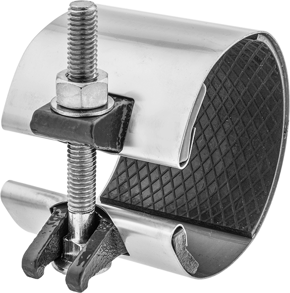 McMaster 4570K151 Low-Pressure Pipe Repair Clamp, Partial-Coverage Buna-N Gasket, 3" Long, 6-5/8" Pipe OD