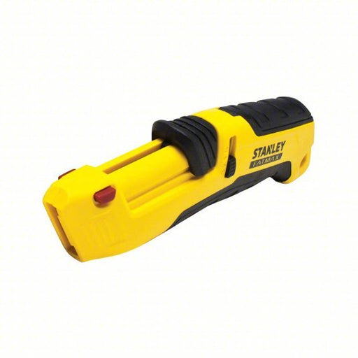 Stanley FMHT10365 Safety Knife 7 in Overall Lg, Textured, 1 3/4 in Overall Wd, Plastic, Black/Yellow - KVM Tools Inc.KV458J74