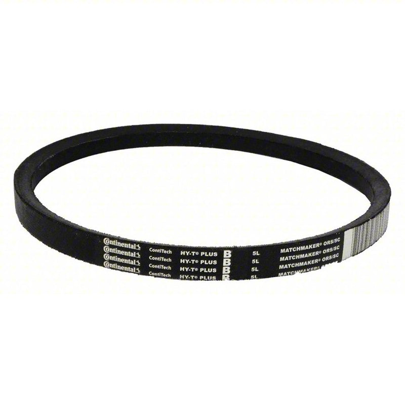 Continental B50 V-Belt, 53 in Outside Lg, 21/32 in Top Wd, 0.406 in Thick