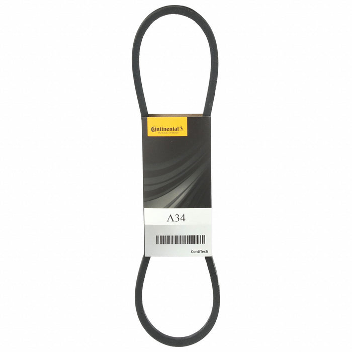 Continental A27 Wedge V-Belt, A27, 29 in Outside Lg, 1/2 in Top Wd, 5/16 in Thick, Polyester