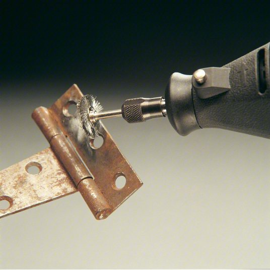 Dremel 428 - 02 Rotary Tool Brush 3/4 in Brush Dia, Wheel, Straight, Mounted, 15,000 RPM Max. Speed, 2 PK - KVM Tools Inc.KV45AF58