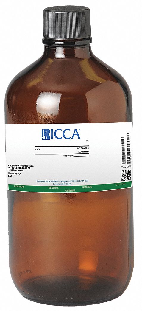 Ricca Chemical Distilled Water ACS 1 L Glass Bottle