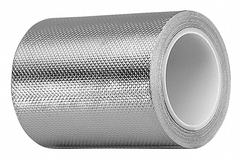 3M 1345 Conductive Electrical Tape, 6 in x 6 yd, Embossed Tin-Plated Copper