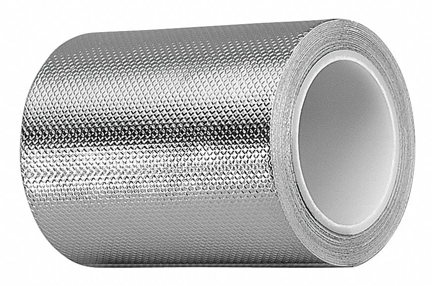 3M 1345 Conductive Electrical Tape, 23 in x 1 yd, Embossed Tin-Plated Copper