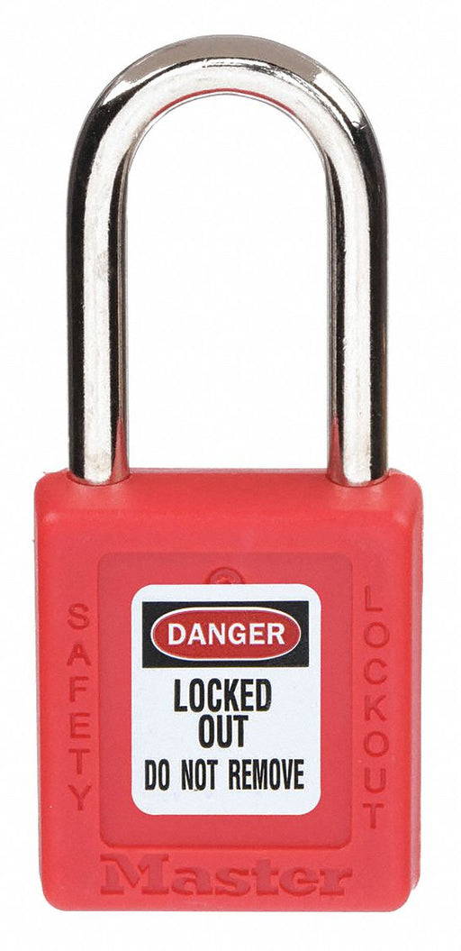 Master Lock 410KARED Red Lockout Padlock