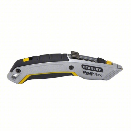 Stanley 10 - 789 Twin Blade Utility Knife 7 in Overall Lg, Steel Hook Tip, Rubberized, Metal/Rubber - KVM Tools Inc.KV45JW97