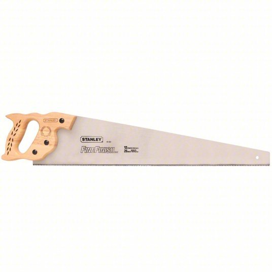 Stanley 20 - 065 Hand Saw 26 in Blade Lg, Steel, 29 1/2 in Overall Lg, 11, Wood - KVM Tools Inc.KV45JX02