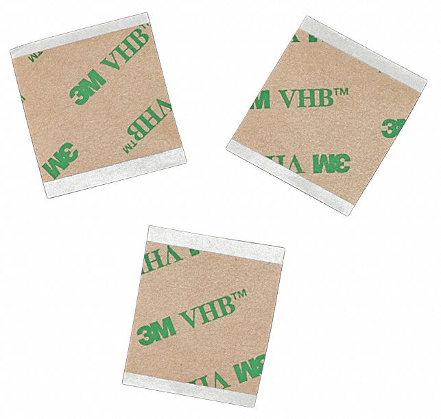 3M F9473PC Transfer Tape, Square, 12 in Wd, 12 in Lg, 10 mil Thick, Transparent, Acrylic, UV-Resistant, 6 PK