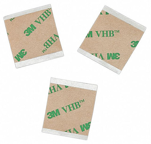 3M F9473PC Transfer Tape, Square, 12 in Wd, 12 in Lg, 10 mil Thick, Transparent, Acrylic, UV-Resistant, 6 PK