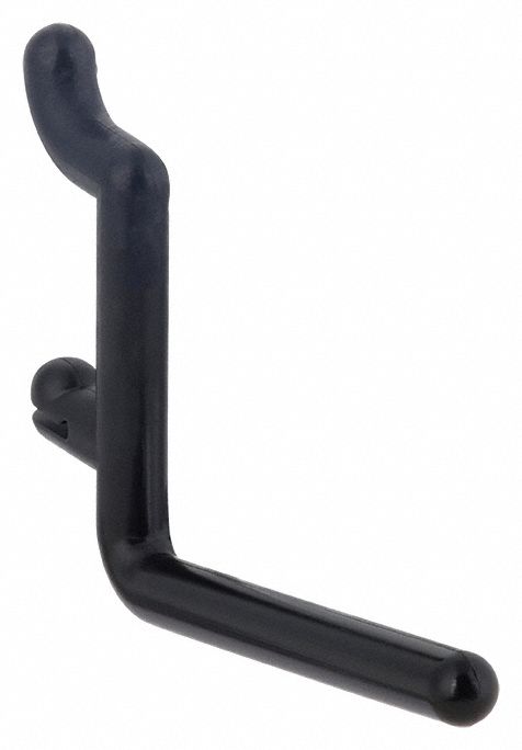 Functionaire 25-FH3-4 Black Pegboard Hook