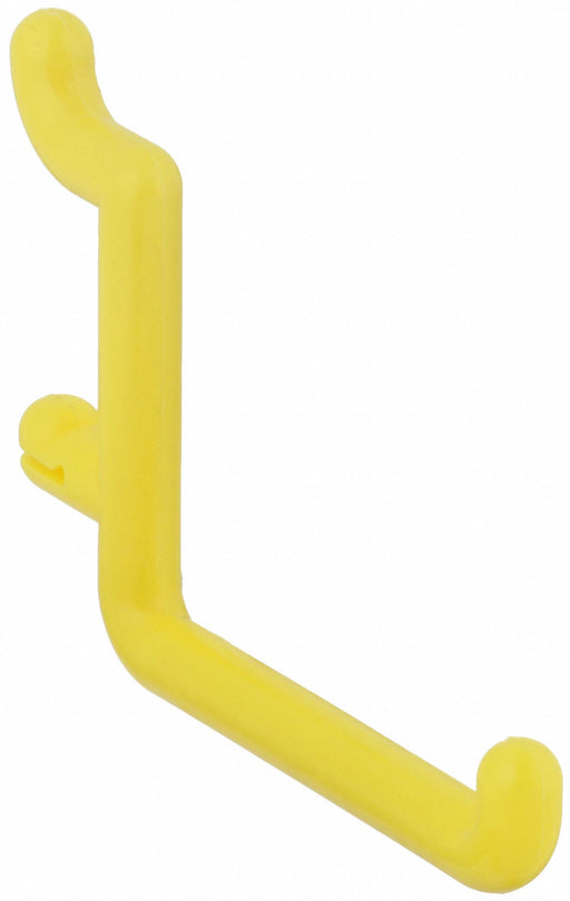 Functionaire 25-FH4-2 Yellow 90-Degree Pegboard Hook