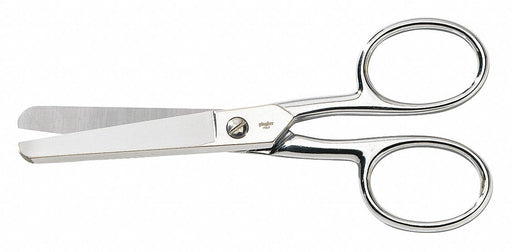 Gingher 220070-1001 Scissors, Ambidextrous, 6 in Overall Lg, Straight, Stainless Steel, Pointed, Silver
