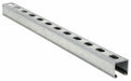 Approved Vendor FS-200SS PG 60.00 Strut Channel - Slotted, Steel, Pre-Galvanized, 12 ga Gauge, 5 ft Overall Lg, Silver