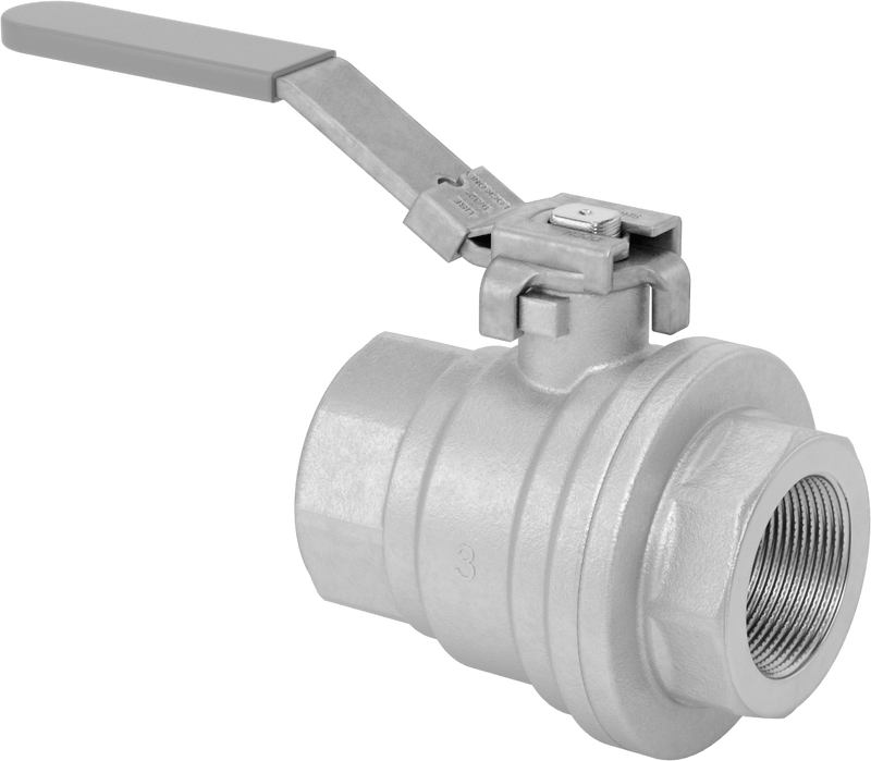 McMaster 4629K72 Brass Body On/Off Valve with Lever Handle, Lockable, 3 NPT Female, 450 psi