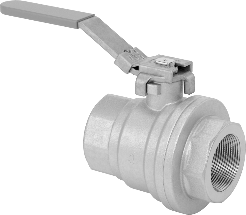 McMaster 4629K72 Brass Body On/Off Valve with Lever Handle, Lockable, 3 NPT Female, 450 psi