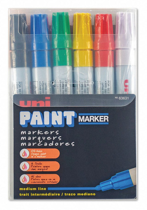 Uni-Paint 63631 Paint Marker Assorted 12 PK