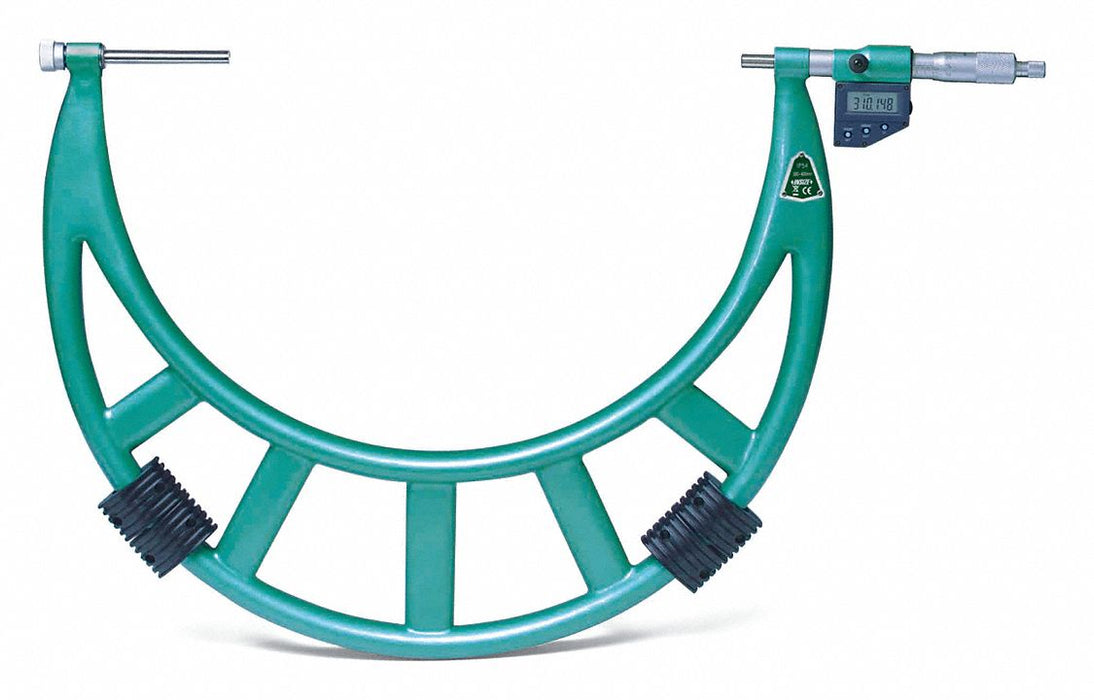 Insize 3506-800E Digital Interchangeable-Anvil Outside Micrometer: 28 in to 32 in /700 mm to 800 mm
