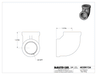 McMaster 4638K134 Low-Pressure Pipe Fitting, Galvanized Iron, 90 Degree Elbow Connector, 3/4 NPT Female