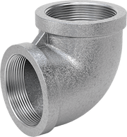 McMaster 4638K138 Low - Pressure Pipe Fitting Galvanized Iron, 90 Degree Elbow Connector, 2 NPT Female - KVM Tools Inc.KV4638K138