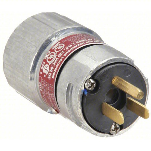 Hubbell UGP-15231QWWW Plug 5-15P, 15 A, 125V AC, 2 Poles, Metallic - KVM Tools Inc.KV467K77