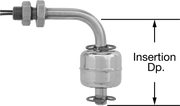 McMaster 46815K17 Horizontal - Mount Float Switch for Food and Beverage, Through - Wall Connection - KVM Tools Inc.KV46815K17