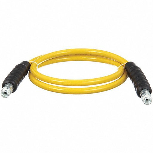 Enerpac H7210 Hydraulic Hose Assembly 1/4 in ID, NPTF x NPTF, 10 ft Lg, Yellow, 3/8 in x 3/8 in Fitting Size - KVM Tools Inc.KV46C582