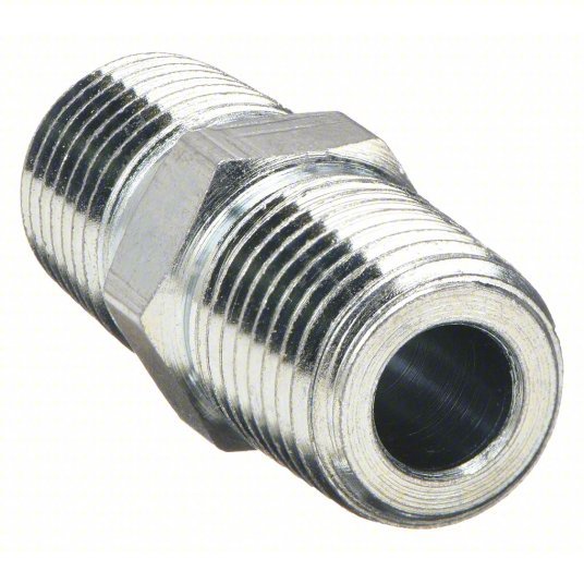 Enerpac FZ1608 Hydraulic Hose Adapter 1/4 in x 1/4 in Fitting Size, Ma ...