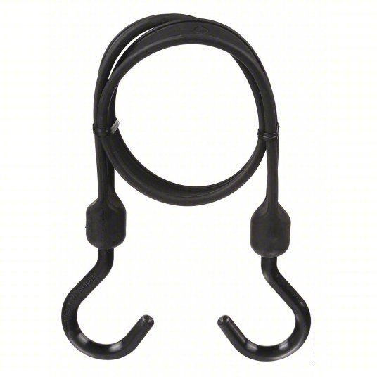 Better Bungee BBS36NBK Bungee Strap J-Hook, 2 1/4 in Hook Lg, Polyuret ...