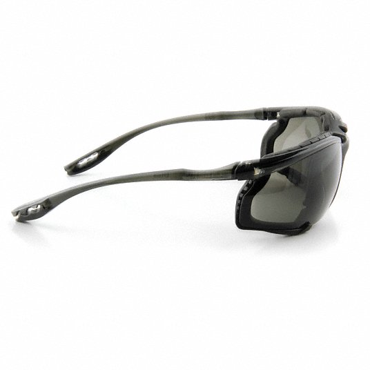 3M 11873-00000-20 Safety Glasses Gray Lens Color, Frameless, Anti-Fog, Gray Frame Color