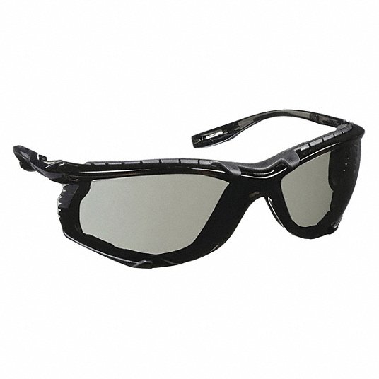 3M 11873-00000-20 Safety Glasses Gray Lens Color, Frameless, Anti-Fog, Gray Frame Color
