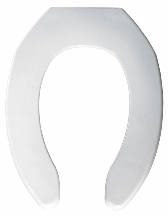 Bemis 1055SSC 000 White Elongated Open Front Toilet Seat