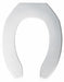 Bemis 1055SSC 000 White Elongated Open Front Toilet Seat