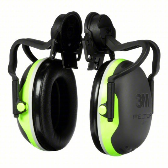 3M X4P51E Hard Hat - Mounted Earmuff, Passive, 26 dB NRR, Dielectric, Electrically Insulated - KVM Tools Inc.KV475M53