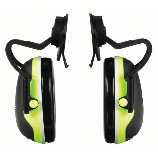 3M X4P51E Hard Hat - Mounted Earmuff, Passive, 26 dB NRR, Dielectric, Electrically Insulated - KVM Tools Inc.KV475M53