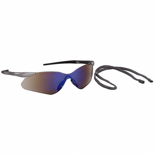 Kleenguard 20471 Safety Glasses Blue Lens, Frameless, Anti - Fog, Black Frame, Nemesis(TM) Series - KVM Tools Inc.KV475P07
