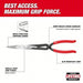 Milwaukee 48 - 22 - 6542 Long Reach Pliers Set 3 in Max Jaw Opening, 15 1/8 in Overall Lg, 3 in_3 1/4 in Jaw Lg, Serrated - KVM Tools Inc.KV810VD6