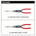 Milwaukee 48 - 22 - 6542 Long Reach Pliers Set 3 in Max Jaw Opening, 15 1/8 in Overall Lg, 3 in_3 1/4 in Jaw Lg, Serrated - KVM Tools Inc.KV810VD6