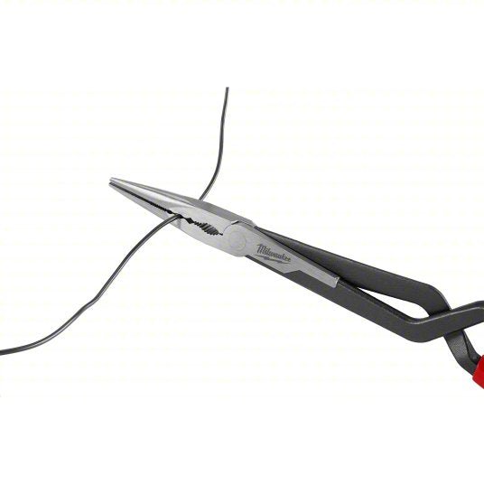 Milwaukee 48 - 22 - 6542 Long Reach Pliers Set 3 in Max Jaw Opening, 15 1/8 in Overall Lg, 3 in_3 1/4 in Jaw Lg, Serrated - KVM Tools Inc.KV810VD6