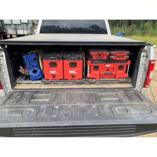 Milwaukee 48 - 22 - 8424 PACKOUT Tool Case 22 1/8 in Wd, 16 1/4 in Dp, 6 1/2 in Ht, Plastic, 5 Compartments - KVM Tools Inc.KV488A56