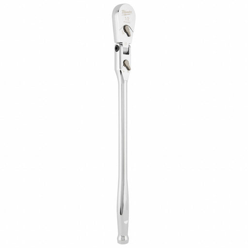 Milwaukee Tool 48-22-9052 Flex Head Ratchet, 1/2 in Drive, Pear, Reversible, 18 in, Chrome