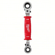 Milwaukee 48 - 22 - 9212 Insulating Box Wrench Forged Steel, Natural, 1/2 in_9/16 in_5/8 in_3/4 in Head Size, Std - KVM Tools Inc.KV793NG1