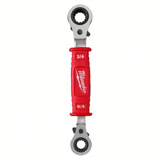 Milwaukee 48 - 22 - 9212 Insulating Box Wrench Forged Steel, Natural, 1/2 in_9/16 in_5/8 in_3/4 in Head Size, Std - KVM Tools Inc.KV793NG1