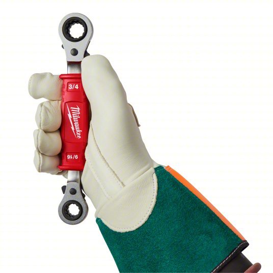 Milwaukee 48 - 22 - 9212 Insulating Box Wrench Forged Steel, Natural, 1/2 in_9/16 in_5/8 in_3/4 in Head Size, Std - KVM Tools Inc.KV793NG1