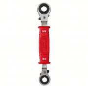 Milwaukee 48 - 22 - 9212 Insulating Box Wrench Forged Steel, Natural, 1/2 in_9/16 in_5/8 in_3/4 in Head Size, Std - KVM Tools Inc.KV793NG1