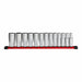 Milwaukee 48-22-9424 Deep Well Socket Set 13pc SAE 12pt 1/2 Drive