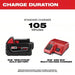 Milwaukee 48 - 59 - 1850 Battery & Charger Kit M18™, Li - ion, 5 Ah, XC, 18 V - KVM Tools Inc.KV38XH99