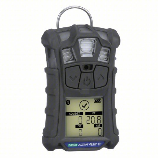 MSA 10178557 Multi-Gas Detector 95 dB @ 1 ft (30 cm), IP68, ALTAIR 4XR, Rechargeable Lithium, CO/H2S/O2 - KVM Tools Inc.KV481P57