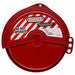 Master Lock 481 Gate Valve Lockout Collapsible Gate Valve Lockout, For 5 in Max Hand Wheel Dia, Red - KVM Tools Inc.KV2CJJ6
