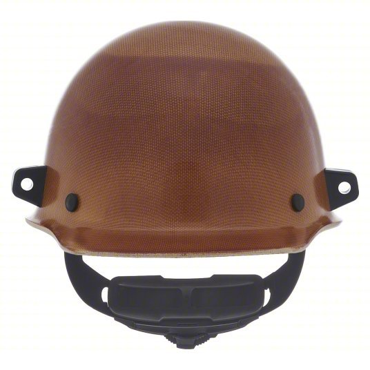 MSA 482002 Hard Hat Tan, No Graphics, Ratchet (4 - Point), Ratchet, Phenolic, Welding Helmet Attachment Lugs - KVM Tools Inc.KV5KAX0