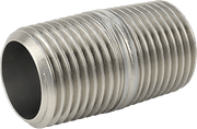 McMaster 4830K172 Standard - Wall 304/304L Stainless Steel Pipe Nipple Threaded on Both Ends, 1/2 NPT, 1 - 1/2" Long - KVM Tools Inc.KV4830K172
